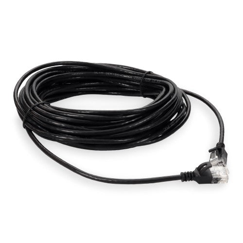 AddOn Networks ADD-30FSLCAT6NB-BK networking cable Black 359.8" (9.14 m) Cat6 U/UTP (UTP)