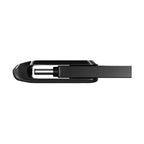 SanDisk Ultra Dual Drive Go USB flash drive 128 GB USB Type-A / USB Type-C 3.2 Gen 1 (3.1 Gen 1) Black