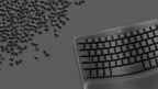 Logitech Wave Keys keyboard Universal RF Wireless + Bluetooth QWERTY English Graphite
