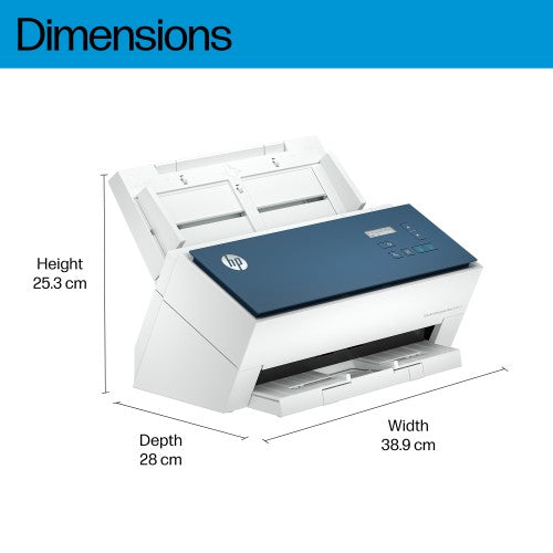 HP ScanJet Enterprise Flow 9000 s1 Sheet-fed scanner 600 x 600 DPI A3 Blue, White