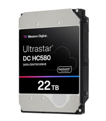 Western Digital Ultrastar DC HC580 internal hard drive 22 TB 7200 RPM 512 MB 3.5" Serial ATA