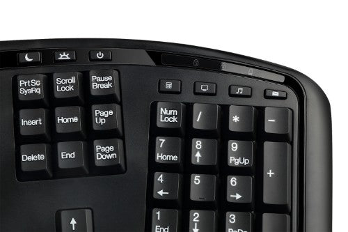 Adesso Tru-Form 3500 keyboard Universal RF Wireless QWERTY US English Black