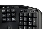 Adesso Tru-Form 3500 keyboard Universal RF Wireless QWERTY US English Black