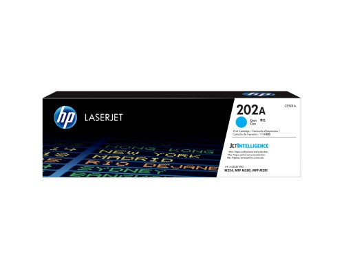 HP 202A Cyan Original LaserJet Toner Cartridge