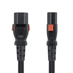 StarTech.com C14LC13L14G15ABK6FT power cable Black 70.9" (1.8 m) C14 coupler C13 coupler