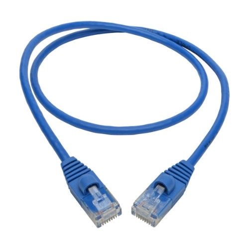 Tripp Lite N261-S02-BL networking cable Blue 23.6" (0.6 m) Cat6a U/UTP (UTP)