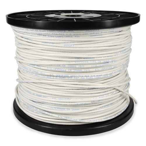 AddOn Networks ADD-CAT6SLBULK1K-WE networking cable White 12000" (304.8 m) Cat6 U/UTP (UTP)