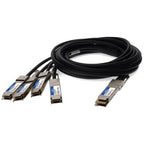 AddOn Networks ADD-Q4AR4Q56MX-P1M InfiniBand/fibre optic cable 39.4" (1 m) QSFP-DD 4x QSFP56 DAC Black