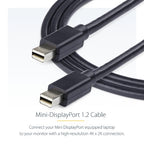 StarTech.com MDISPLPORT6 DisplayPort cable 70.9" (1.8 m) mini DisplayPort Black - Buy IT Solutions