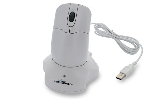 Seal Shield STWM042WE mouse Medical Ambidextrous RF Wireless IR LED 1000 DPI