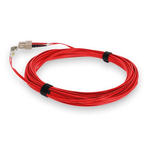 AddOn Networks ADD-SC-LC-6M5OM4-RD-TAA InfiniBand/fibre optic cable 236.2" (6 m) OFNR Red