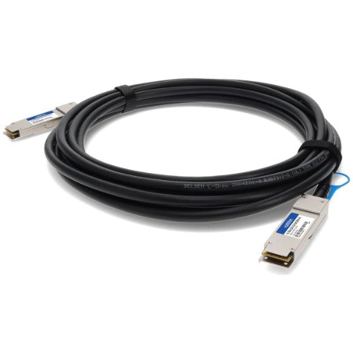AddOn Networks FG-TRAN-QSFP+SR-PDAC50CM-AO InfiniBand/fibre optic cable 19.7" (0.5 m) Black, Silver
