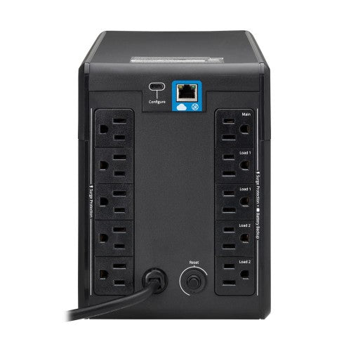 Eaton SMART750LCDTNC uninterruptible power supply (UPS) Line-Interactive 0.75 kVA 500 W 10 AC outlet(s)