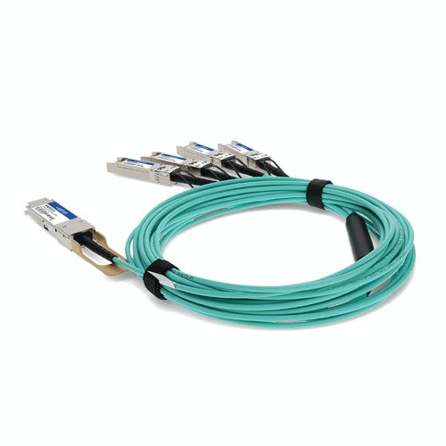 AddOn Networks 845420-B21-AO InfiniBand/fibre optic cable 275.6" (7 m) QSFP28 4x SFP28 AOC Aqua color