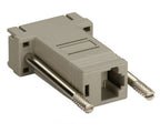 Black Box LS1016A-9FT cable gender changer DB9 Rj-45 Beige