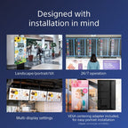 Sony FW-75BZ40L signage display Digital signage flat panel 75" LCD Wi-Fi 700 cd/m² 4K Ultra HD Black Android 24/7