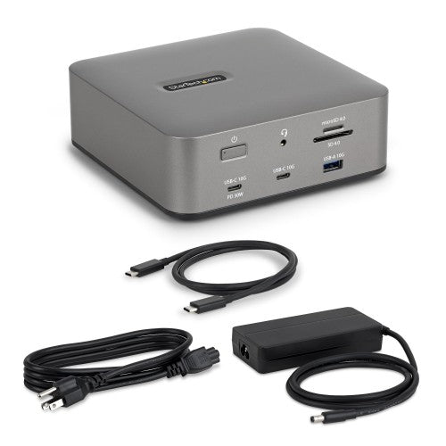 StarTech.com 215N-TB5USB4DOCK laptop dock/port replicator Wired Thunderbolt 5 Gray
