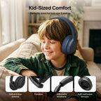Belkin SoundForm Play ANC Headphones Wired & Wireless Head-band Calls/Music USB Type-C Bluetooth Gray