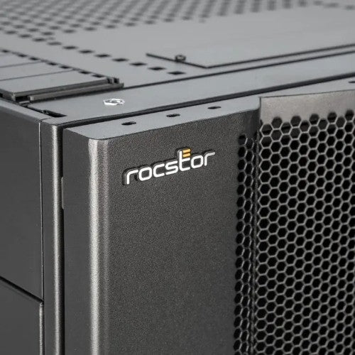 Rocstor Y10E038-B1 rack cabinet 24U Freestanding rack Black