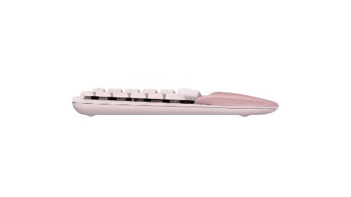Logitech Wave Keys keyboard Universal RF Wireless + Bluetooth QWERTY English Rose