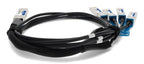 AddOn Networks ADD-Q28ALS28IN-P2M InfiniBand/fibre optic cable 78.7" (2 m) QSFP28 4x SFP28 DAC Black, Stainless steel