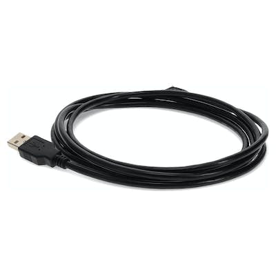 AddOn Networks USB2MICROUSB1 USB cable USB 2.0 11.8" (0.3 m) USB A Micro-USB B Black