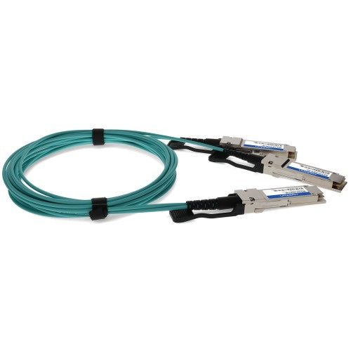 AddOn Networks MFS1S50-H010V-AO InfiniBand/fibre optic cable 393.7" (10 m) QSFP56 2x QSFP56 AOC Aqua color
