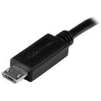StarTech.com UUUSBOTG8IN USB cable 7.99" (0.203 m) Micro-USB B Black