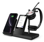 Yealink WH66 Dual Teams Personal audio conferencing system Wireless Head-band Office/Call center USB Type-A Bluetooth Charging stand Black