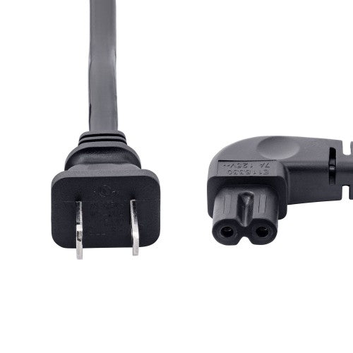 StarTech.com PXT101NB-STRA-3F power cable Black 39.4" (1 m) NEMA 1-15P C7 coupler