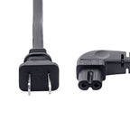 StarTech.com PXT101NB-STRA-3F power cable Black 39.4" (1 m) NEMA 1-15P C7 coupler