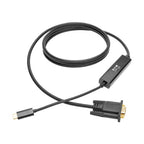 Tripp Lite U444-006-V video cable adapter 70.9" (1.8 m) USB Type-C VGA (D-Sub) Black