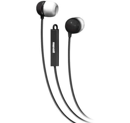 Maxell 190300 headphones/headset Wired In-ear Calls/Music Black