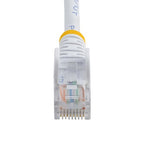 StarTech.com 15 ft White Snagless Category 5e (350 MHz) UTP Patch Cable networking cable 179.9" (4.57 m)