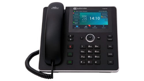AudioCodes C450HD IP phone Black 8 lines TFT Wi-Fi