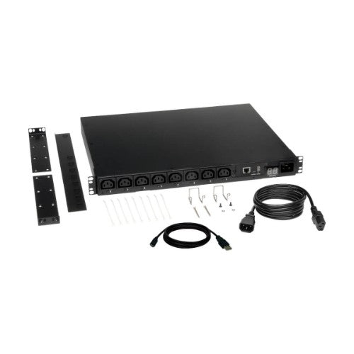 Tripp Lite PDUMH15HVNET power distribution unit (PDU) 8 AC outlet(s) 1U Black