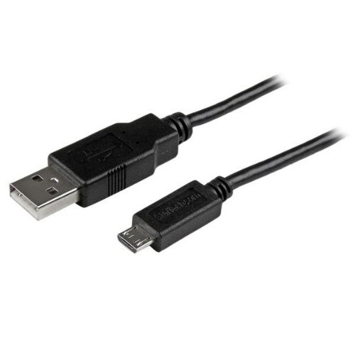 StarTech.com USBAUB15CMBK USB cable USB 2.0 5.91" (0.15 m) USB A Micro-USB B 0.48 Gbit/s Black