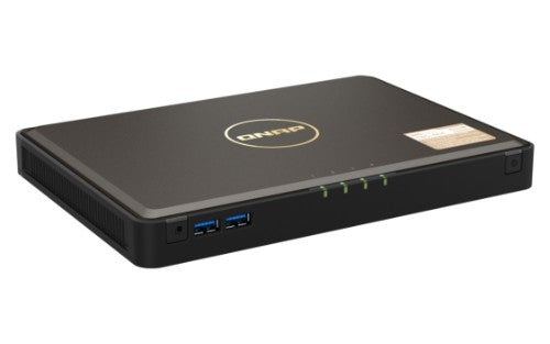 QNAP TBS-464-8G-US NAS/storage server Desktop Intel® Celeron® N5105 8 GB DDR4 0 TB QNAP Turbo System Black