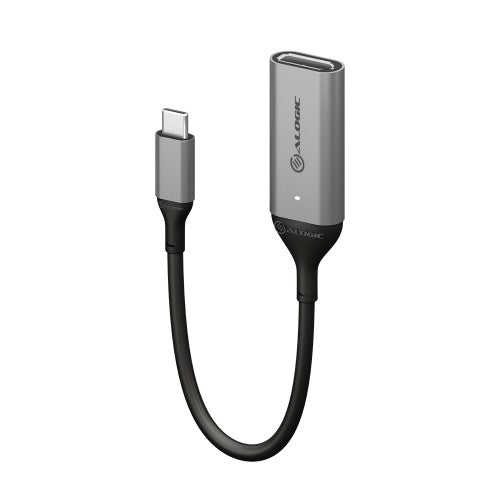 ALOGIC ULUCDP-ADP USB graphics adapter 3840 x 2160 pixels Black, Gray