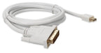AddOn Networks MDP2DVIDMM6W video cable adapter 72" (1.83 m) Mini DisplayPort DVI-D White