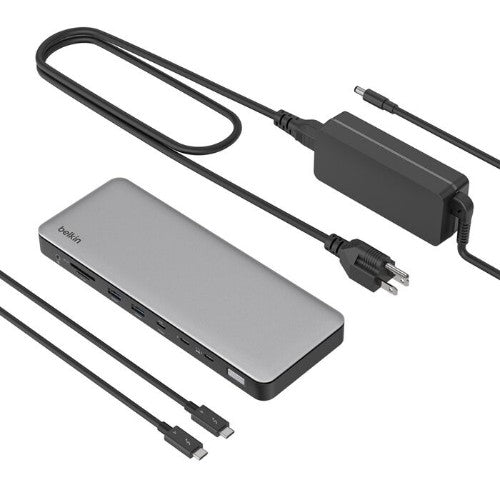 Belkin INC030TTSGY interface hub Thunderbolt 4 Gray
