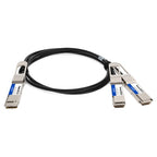 AddOn Networks QDD-2QSFP28-400-CU2-5M-AO InfiniBand/fibre optic cable 98.4" (2.5 m) QSFP-DD 2xQSFP28 Black, Silver
