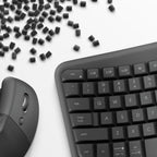 Logitech Wave Keys and Lift Combo keyboard Mouse included Universal Bluetooth QWERTY US English Graphite