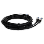 AddOn Networks MCP7H50-V02AR26-AO InfiniBand/fibre optic cable 98.4" (2.5 m) QSFP56 2x QSFP56 Black
