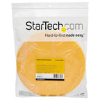 StarTech.com HKLP50YW cable tie Hook & loop cable tie Nylon Yellow 1 pc(s)