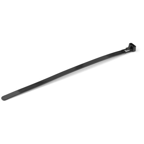 StarTech.com CBMZTRB8BK cable tie Releasable cable tie Nylon, Plastic Black 100 pc(s)
