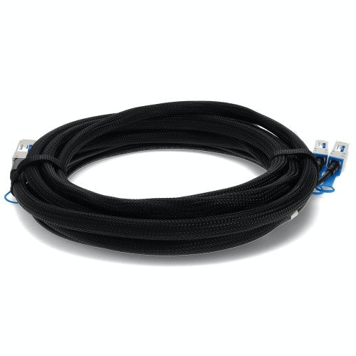 AddOn Networks ADD-QMXSIN-PDAC1M InfiniBand/fibre optic cable 39.4" (1 m) QSFP+ 4x SFP+ Black