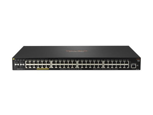 HPE Aruba Networking 2930F 48G PoE+ 4SFP+ 740W TAA Managed L3 Gigabit Ethernet (10/100/1000) Power over Ethernet (PoE) 1U Black