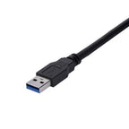 StarTech.com USB3SEXT1MBK USB cable USB 3.2 Gen 1 (3.1 Gen 1) 39.4" (1 m) USB A 5 Gbit/s Black