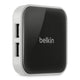 Be-Port Powered Desktop 480 Mbit/s Black, Sil4verlkin